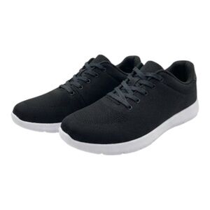 Crane Sleek Black and White Men's Sneakers